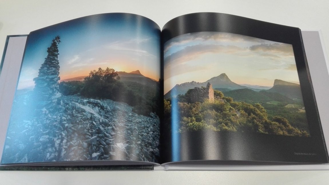 Livre de photographies du Pic Saint Loup par Régis Domergue, en vente au Château La Roque