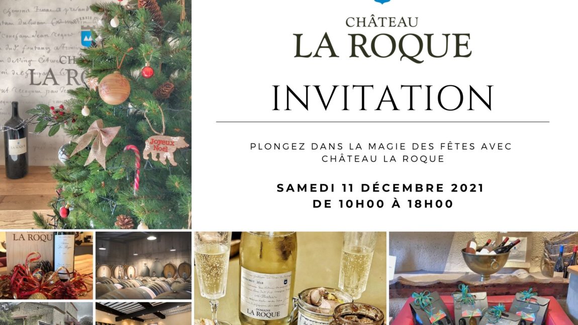 La magie des fêtes avec Château La Roque !