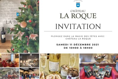 La magie des fêtes avec Château La Roque !